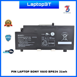 Pin sony vaio fit 15 touch svf15a1acxb vgp-bps34 svf15a1acxs tuổi thọ cao chính hãng, bảo hành 09 tháng