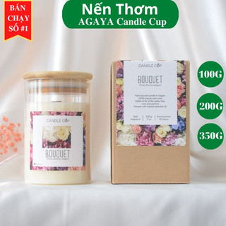 Nến thơm organic agaya candle cup - mùi bouquet