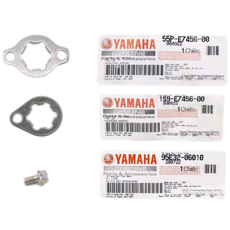 Phe gài và bulong nhông chính hãng Yamaha