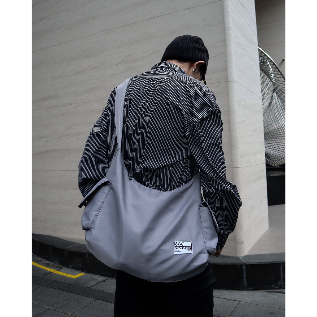 Túi đeo chéo nam nữ SAIGON SWAGGER® chất liệu nylon ELEP HOBO BAG