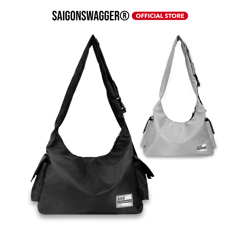 Túi đeo chéo nam nữ SAIGON SWAGGER® chất liệu nylon ELEP HOBO BAG