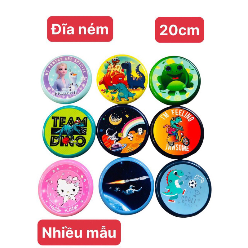 Đồ Chơi Ném Đĩa Frisbee size lớn - đồ chơi lia Đĩa Bay Dành Cho Trẻ Em Và Người Lớn, Dễ Chơi, An Toàn