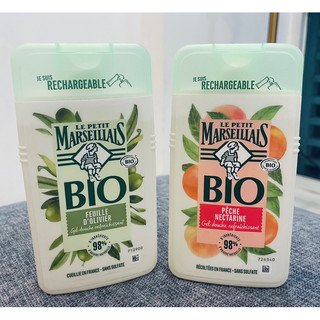 Sữa tắm le petit marseilais 250ml hương đào hoặc ôliu -hàng bill pháp