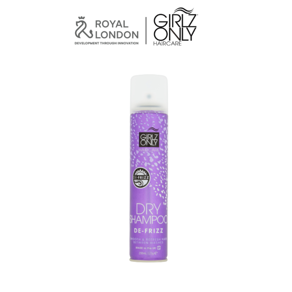 [QUÀ TẶNG KHÔNG BÁN] Dầu Gội Khô Girlz Only For De-Frizz 200ml (Tím)