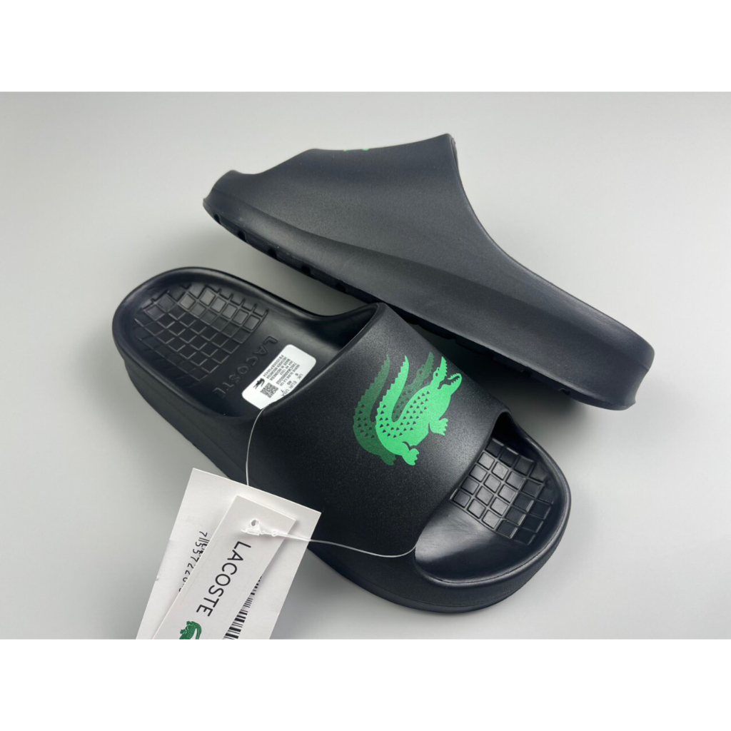 Dép đúc quai ngang nam nữ nguyên khối chống trơn trượt Lacoste.e 2023