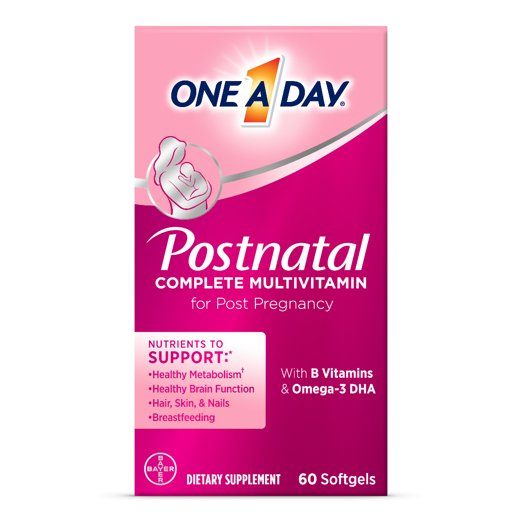 Vitamin tổng hợp cho mẹ sau sinh One A Day Postnatal Multivitamin for Women 60 viên