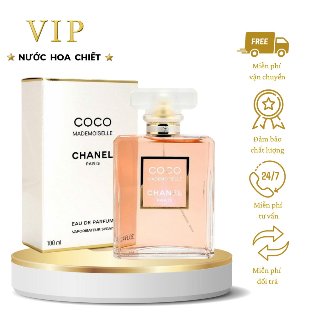 Nước Hoa Nữ Coco Mademoiselle Eau de Parfum - Chiết 10ml - Mẫu Thử - VIP