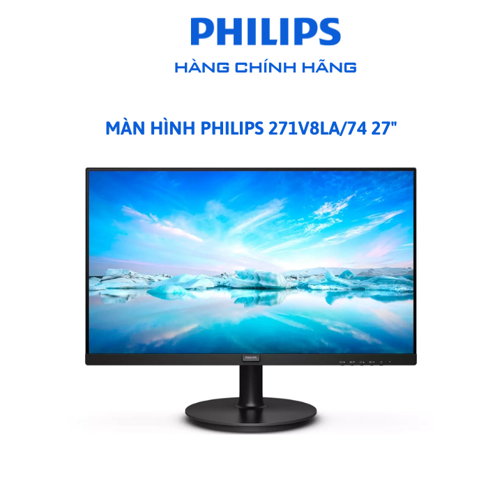Màn hình Philips LCD 27” 271V8/74 FHD IPS 75Hz Loa Kép 2W