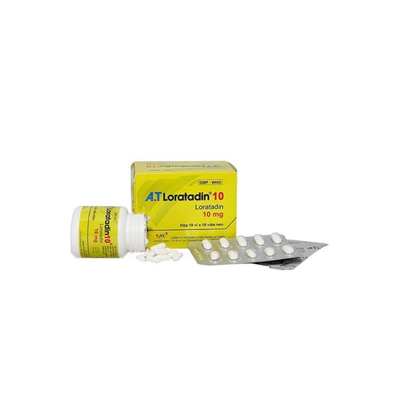 Cetirizin 10 mg viên uống giảm ngứa, mề đây