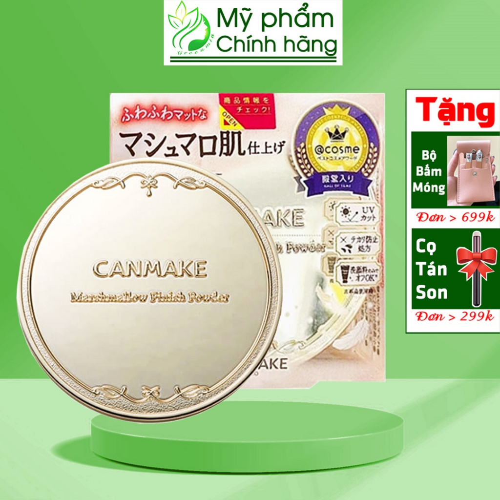 Phấn Phủ Nén Canmake Tokyo Nhật Bản Marshmallow Finish Powder 10g Đủ Tone MO MB ML MP [CHÍNH HÃNG ĐỦ BILL]