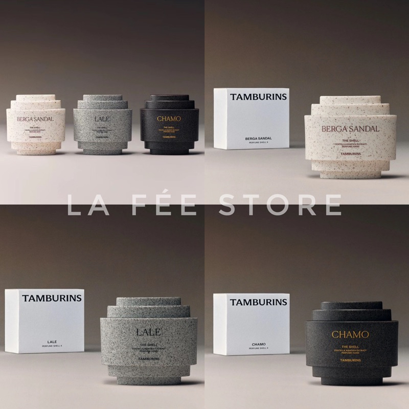 Kem Tay Tamburins The Perfume Shell X Hand Cream • Chamo, Lale, Berga Sandal