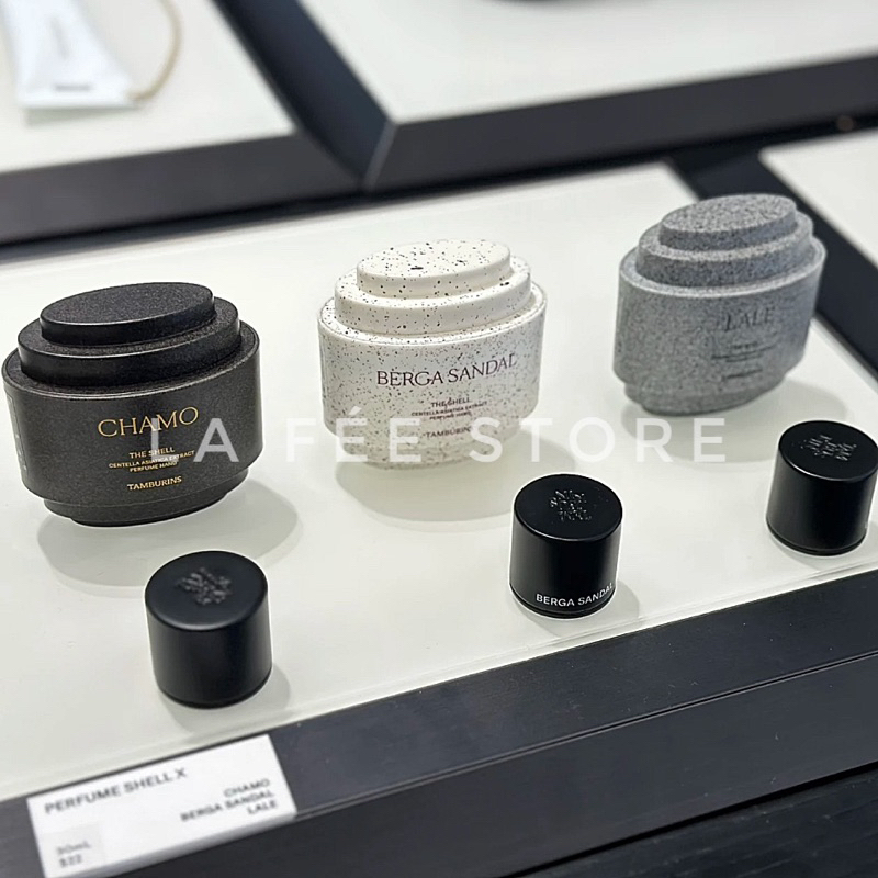 Kem Tay Tamburins The Perfume Shell X Hand Cream • Chamo, Lale, Berga Sandal
