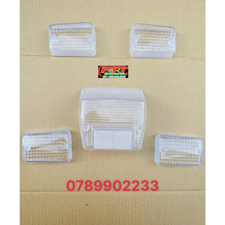 Bộ chụp xi nhan + đèn hậu màu trắng xe cub 82 - 84 - dd - dh - custom