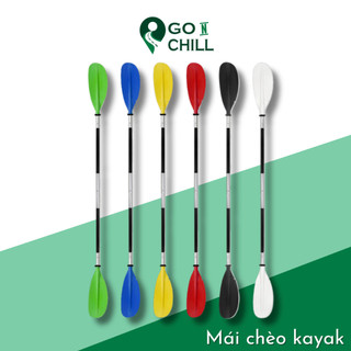Mái chèo thuyền kayak, mái chèo thuyền 2 đầu đối xứng có thể chia thành 4 khúc