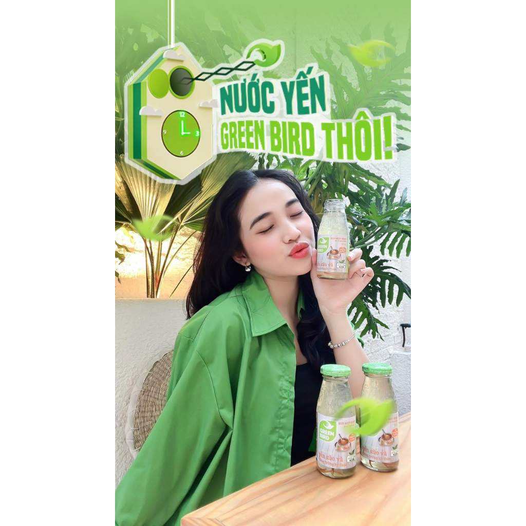 Lốc Nước Yến Sào và Đông Trùng Hạ Thảo - NUTRINEST - 6 chai x 185ml