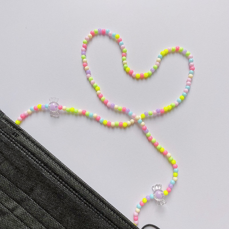 Dây đeo khẩu trang hạt cườm handmade