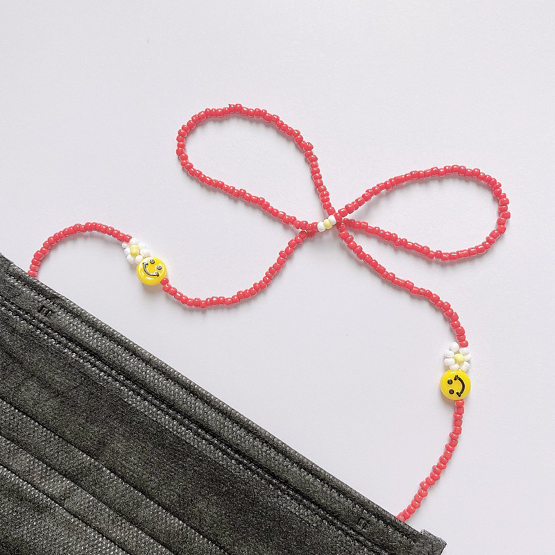 Dây đeo khẩu trang hạt cườm handmade