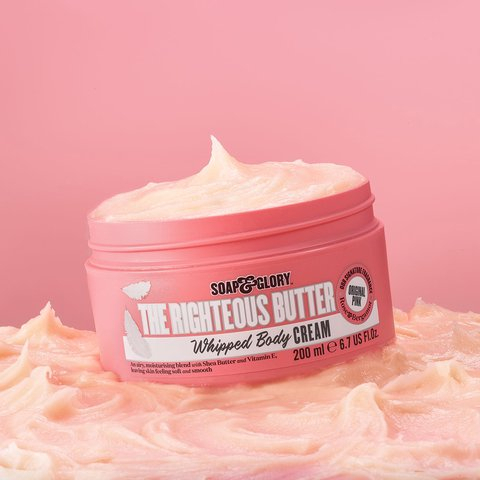 Kem dưỡng thể dành cho da siêu khô Soap & Glory Whipped Body Cream 200ml