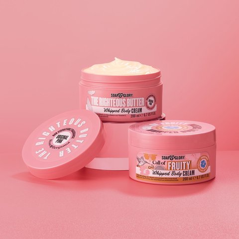 Kem dưỡng thể dành cho da siêu khô Soap & Glory Whipped Body Cream 200ml