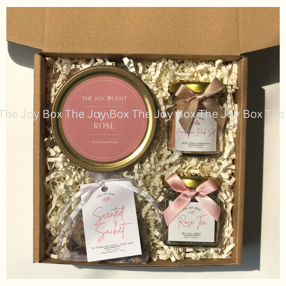 THE DUSTY ROSE, Bộ quà tặng chủ đề hoa hồng THE JOY BOX