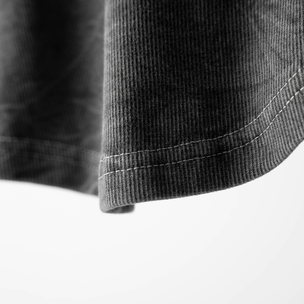 Áo thun nữ ngắn tay washed ôm sát thương hiệu Aesir Studios 2 màu xanh,xám - W107