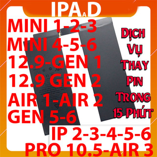 Pin thay thế cho Táo Mini 1/Mini 2/Mini 3/Mini 4/Mini 5/Mini 6/2/3/4/5/6/Air 1/Air 2/Gen 5/Gen 6/Gen 1/Gen 2/Pro 12.9