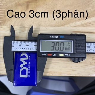 Tem logo DMX, giá 2 cái, kích thước 6cm x 3cm.