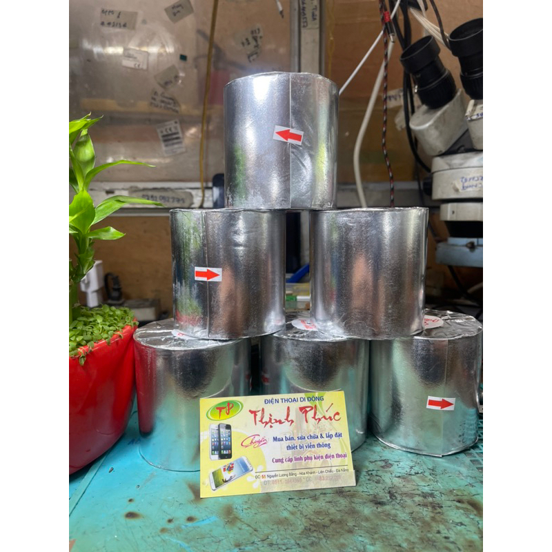 Giấy in nhiệt decal cho đơn hàng TMĐT khổ 80x80mm cho máy in dPos PR421, Abit Q900, DT108B XP470B, X