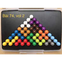 [Bộ mới 3 sách] Beads Puzzle Triangle 2D3D (Tam giác 3D)