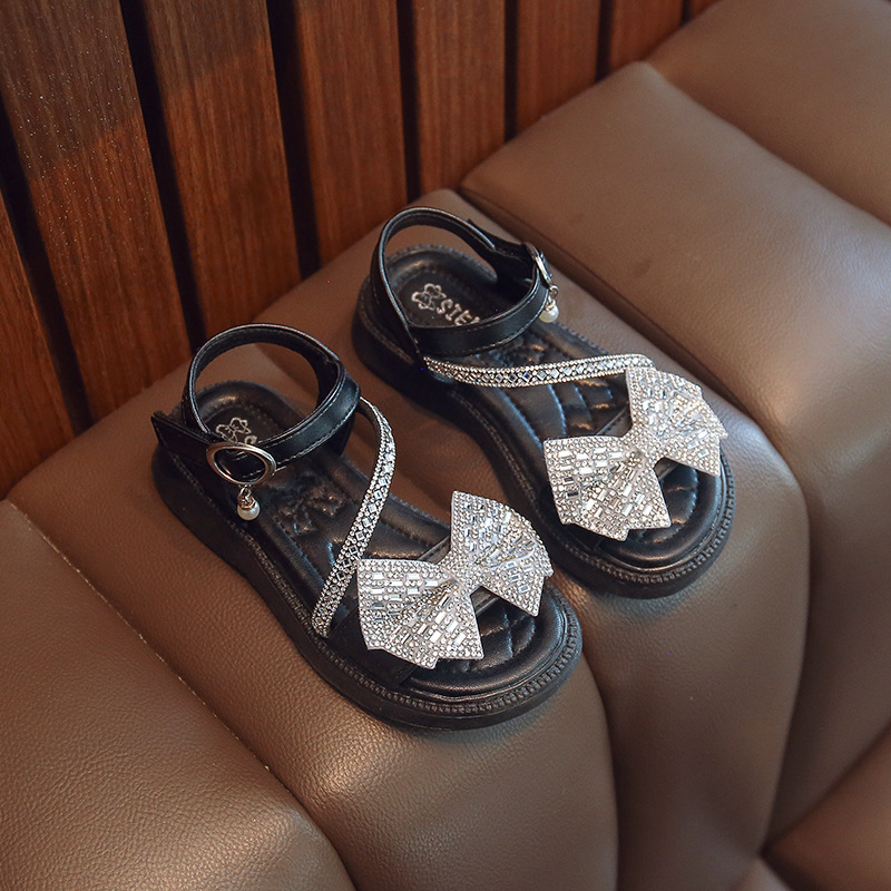 Sandal Bé Gái Công Chúa Đính Kim Cương Lấp Lánh Size 23-36