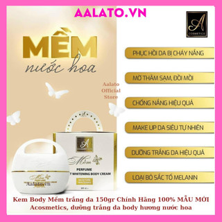 Kem Body Mềm trắng da 150gr Chính Hãng 100% MẪU MỚI Acosmetics, dưỡng trắng da body hương nước hoa