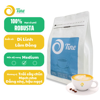 Cà phê nguyên chất tinecafe 100% robusta di linh lâm đồng
