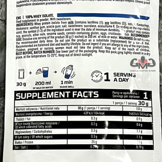 Gói Sample Dùng Thử Ostrovit Whey Protein Isolate 30g