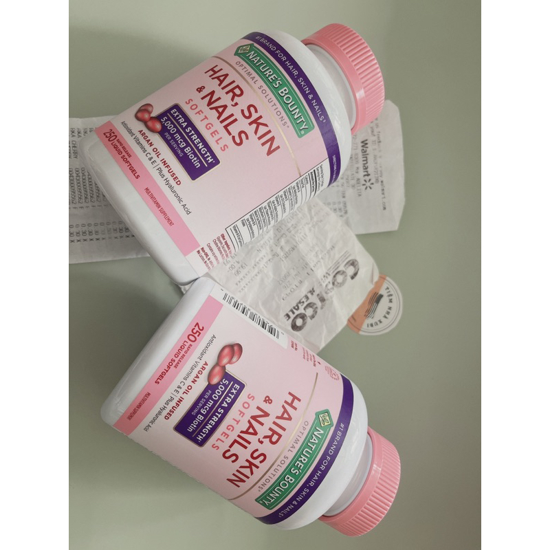 Viên Hỗ Trợ Mọc Tóc Hair Skin Nail 250 Viên Của Mỹ