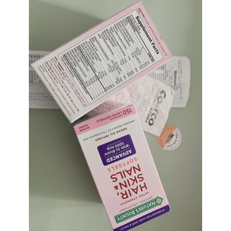 Viên Hỗ Trợ Mọc Tóc Hair Skin Nail 250 Viên Của Mỹ