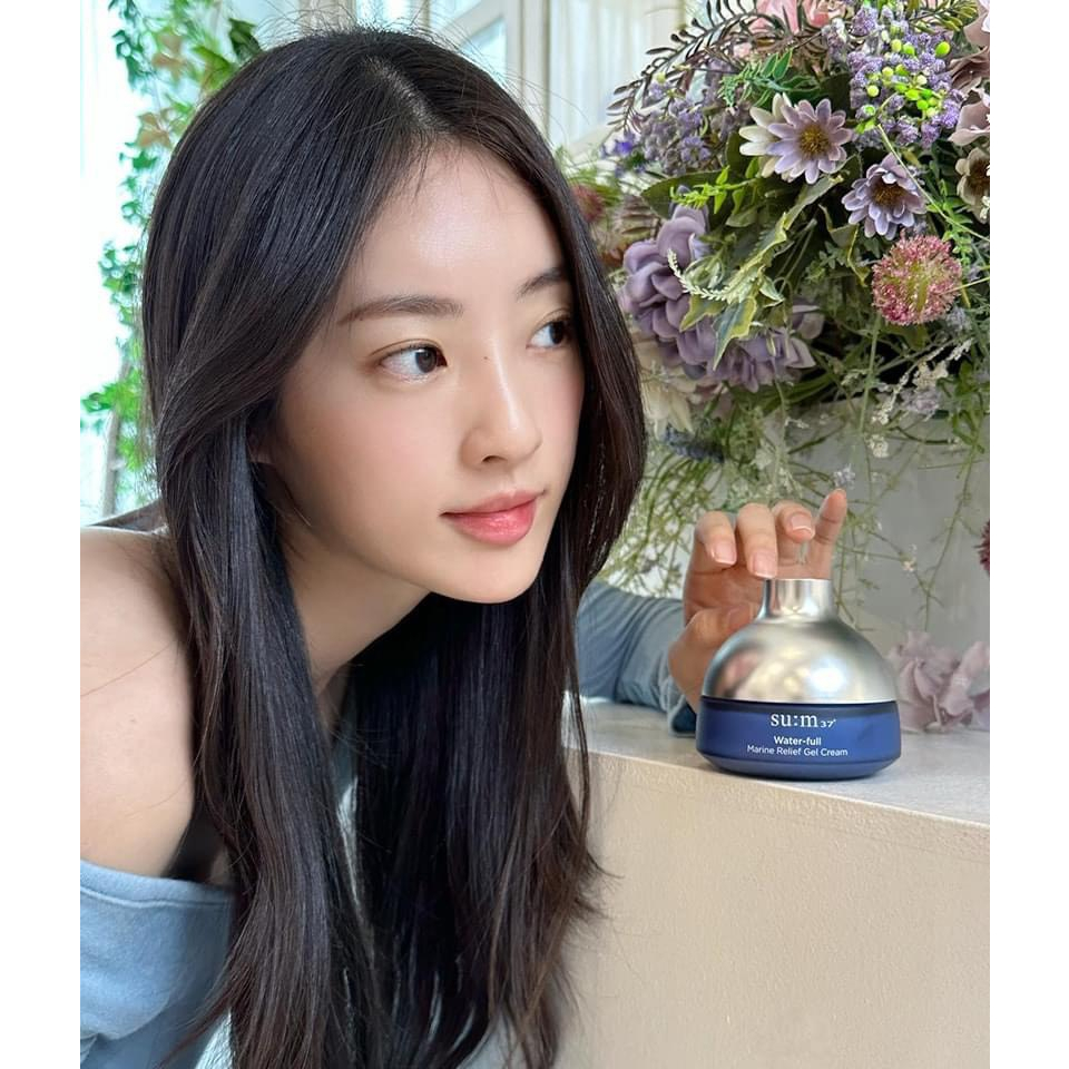 Kem dưỡng cấp nước phục hồi da sum37 Water Full Marine Relief Gel Cream Special Edition