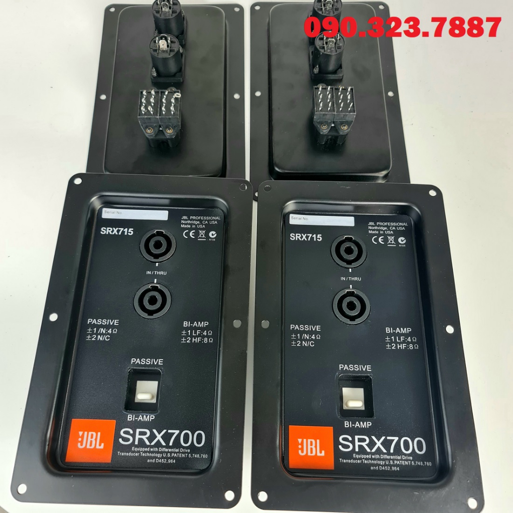 Trạm Loa JBL srx-700 kèm speakon & công tắc Bi-amp. Loại tốt