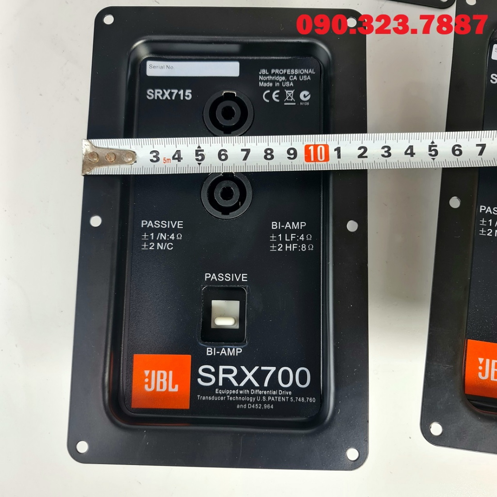 Trạm Loa JBL srx-700 kèm speakon & công tắc Bi-amp. Loại tốt