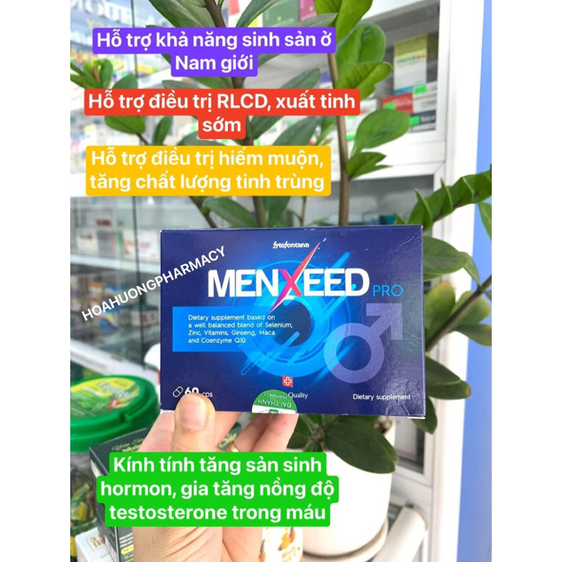MENXEED PRO hộp 60 viên - Hỗ trợ nam giới hiếm muộn