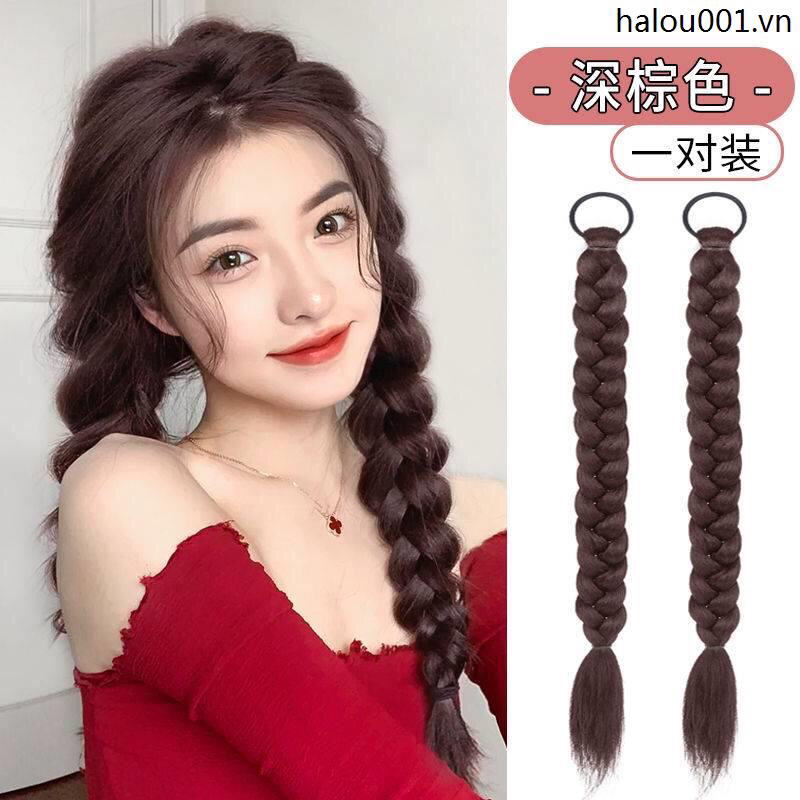 Đuôi Tóc Giả Tết Bím Tự Nhiên Dài 40cm và 60cm X102