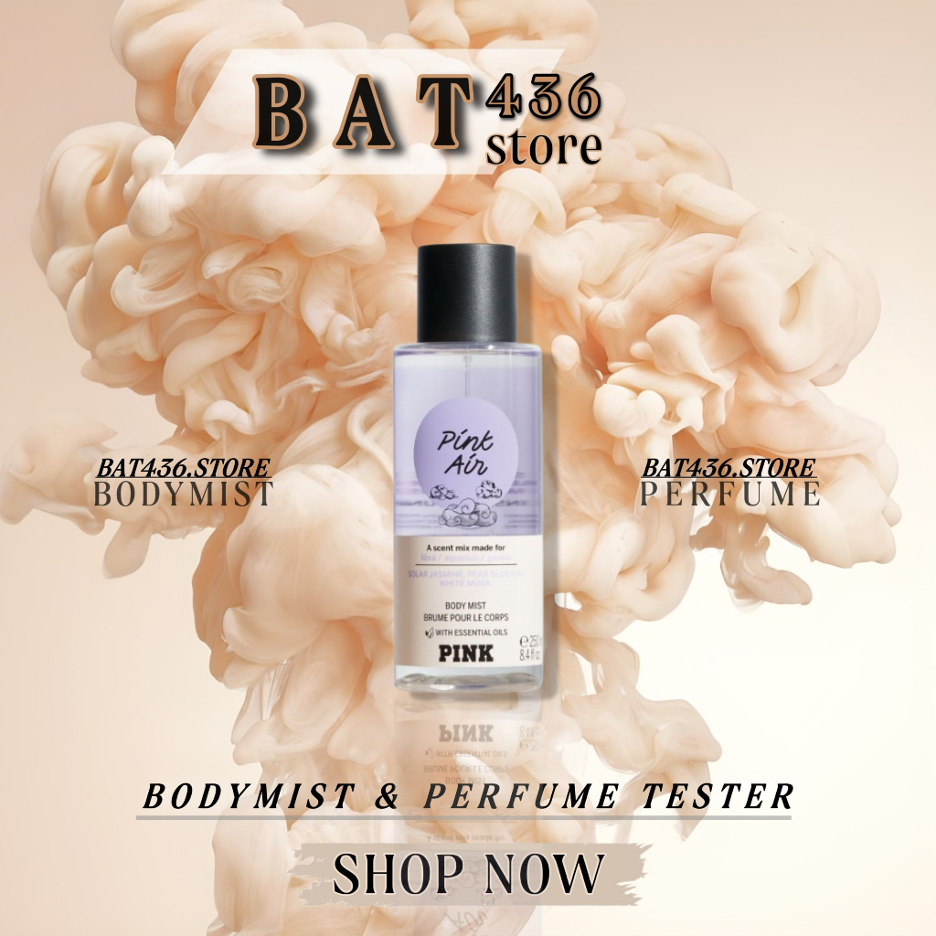⚜BAT436⚜ Xịt thơm dưỡng thể body mist -𝐕𝐢𝐜𝐭𝐨𝐫𝐢𝐚'𝐬 𝐒𝐞𝐜𝐫𝐞𝐭 - 𝐏𝐢𝐧𝐤 𝐀𝐢𝐫