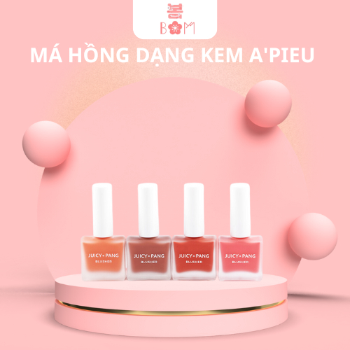 Phấn Má Hồng Dạng Kem A'pieu Juicy Pang Water Blusher