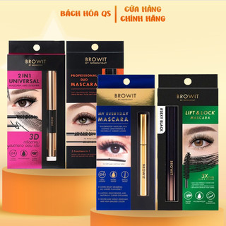 Mascara NongChat Browit Làm Dày va Dài Mi - Chuốt Mi Làm Dày và Dài Mi NongChat Browkit - Nongchat Mascara
