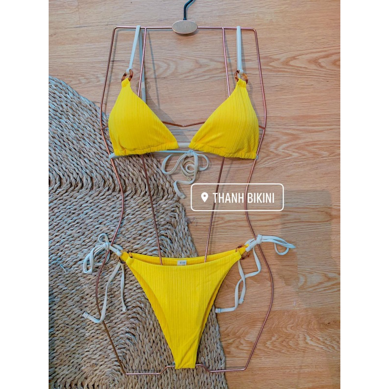 Đồ bơi 2 mảnh xanh bơ