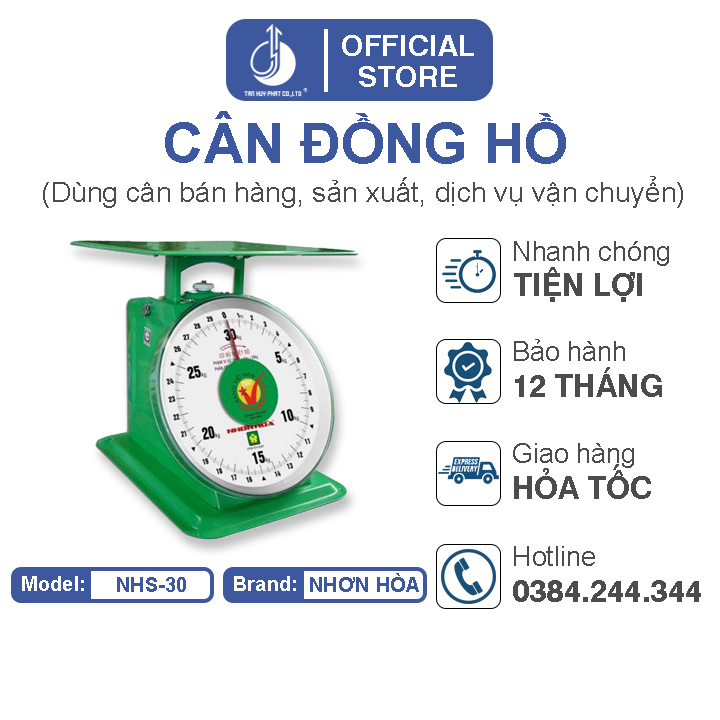 Cân Nhơn Hòa 30Kg
