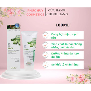 Sữa rửa mặt dabo nha đam 180ml