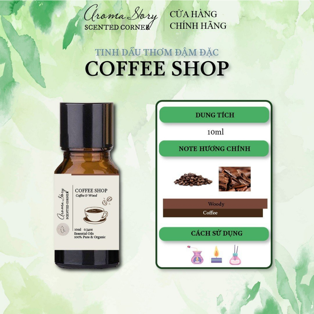 Tinh Dầu Hợp Hương Thiên Nhiên Các Loài Hoa, Quả, Thảo, Mộc Aroma Story Dùng Để Xông Phòng Khử Mùi, Làm Nến Thơm