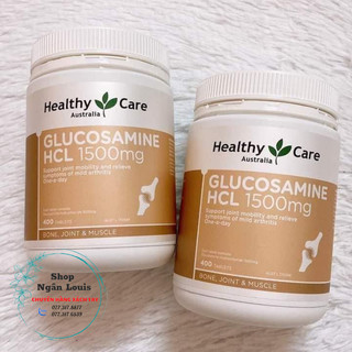 Viên bổ khớp glucosamin hcl 1500mg healthy care- hộp 400v