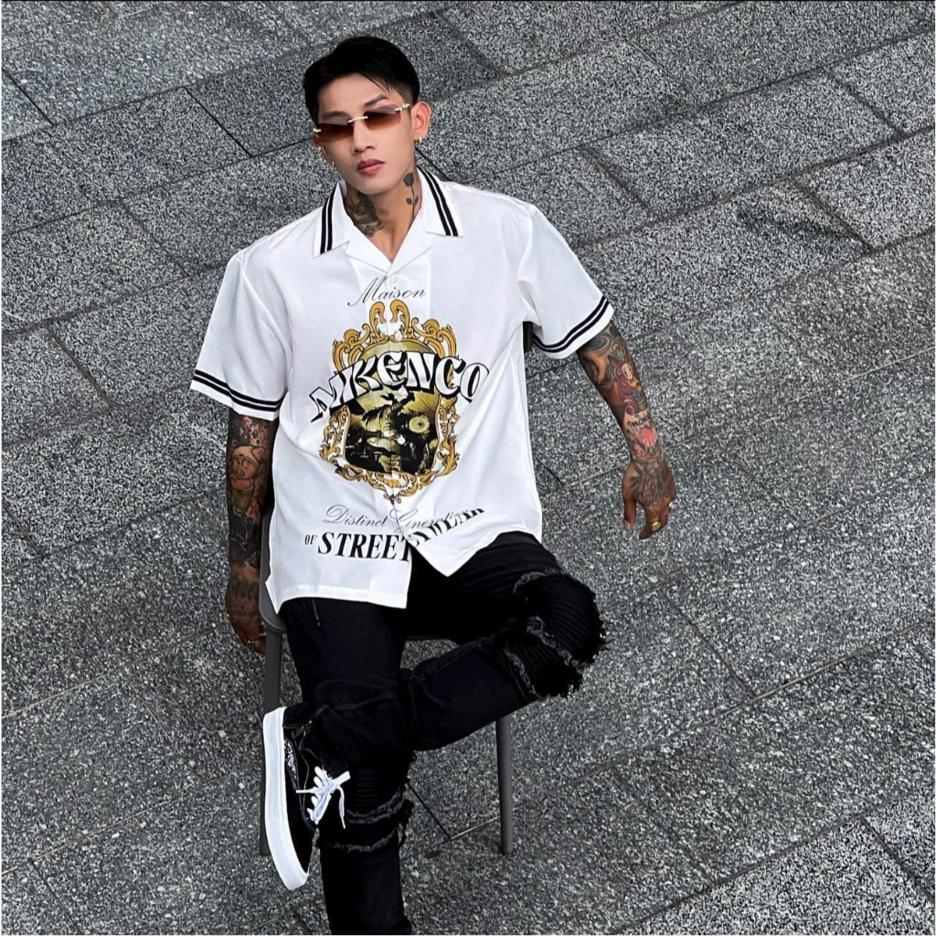 Áo sơ mi nam MIKENCO NEW FATE shirt