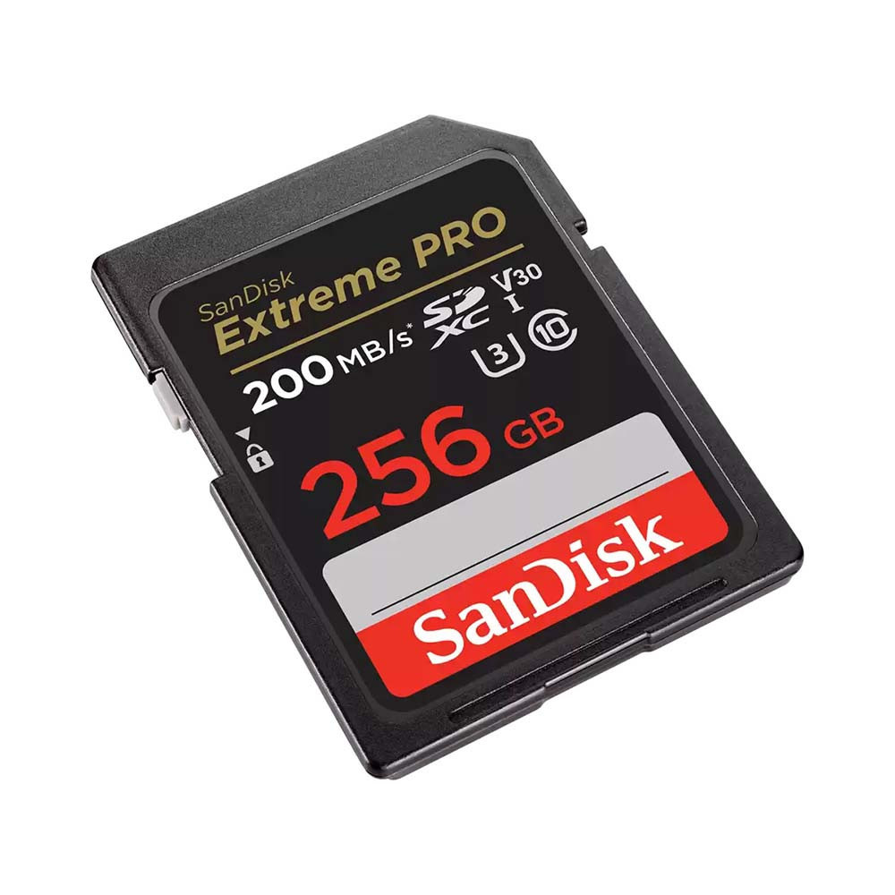 Thẻ nhớ SDXC SanDisk Extreme PRO 64GB / 128GB / 256GB UHS-I U3 4K V30 200MB/s – Hàng Chính Hãng